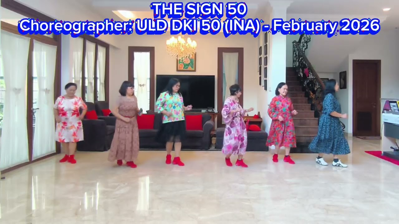 THE SIGN 50,Choreographer:ULD DKI 50 (INA) - February 2026.Tampaksiring BLV LDC. Heny Class
