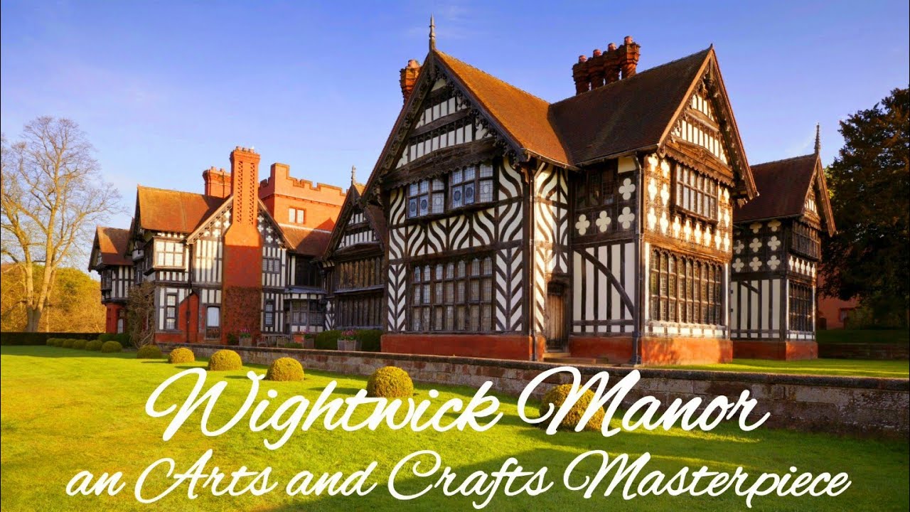 WIGHTWICK MANOR in England... We tour this perfectly preserved Arts & Crafts Tudor revival Mansion