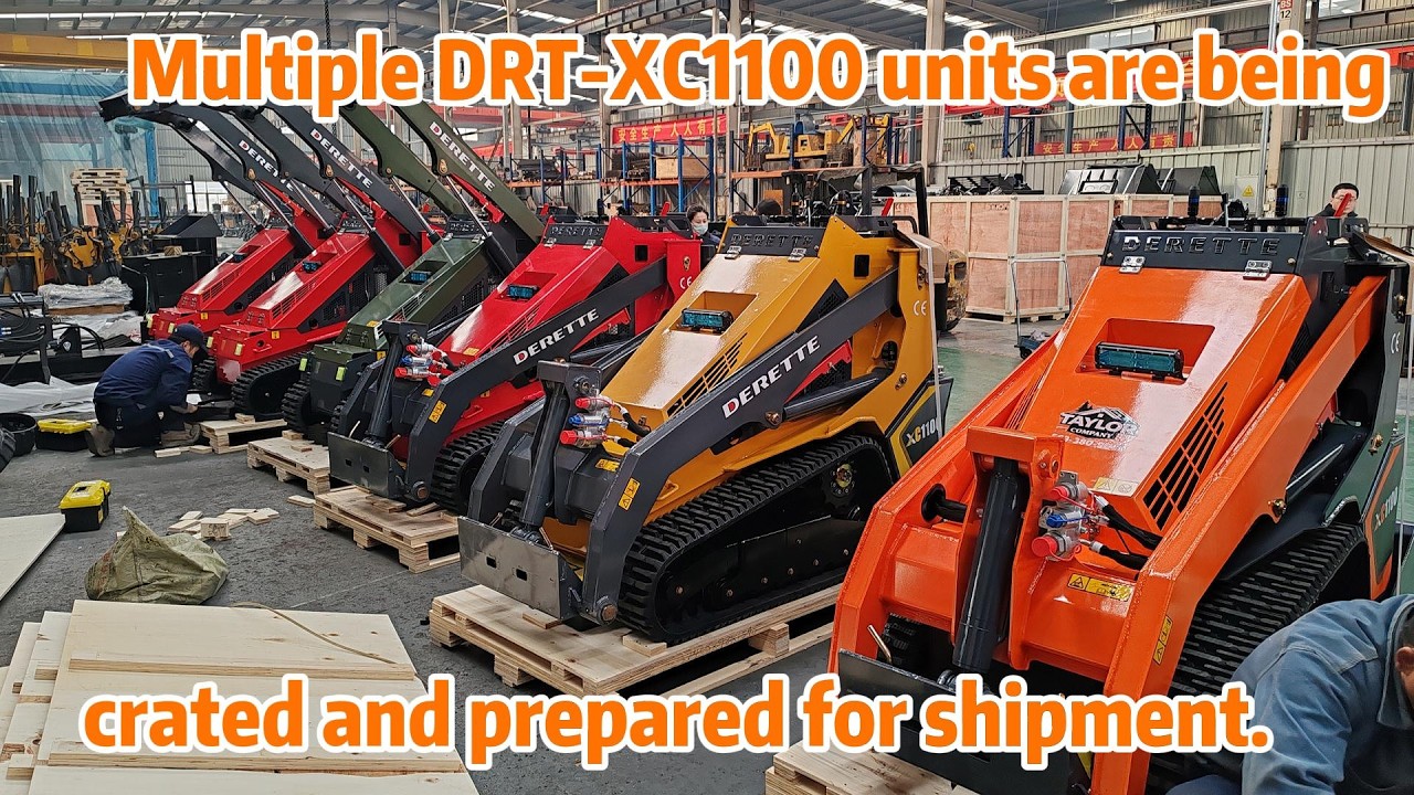Derette XC1100 Mini Skid Steer Loader — Shipped and On Its Way!