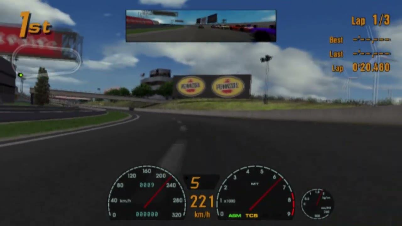 Gran Turismo 3 - Race 001 - Super Speedway Circuit - Forward - 3 Laps
