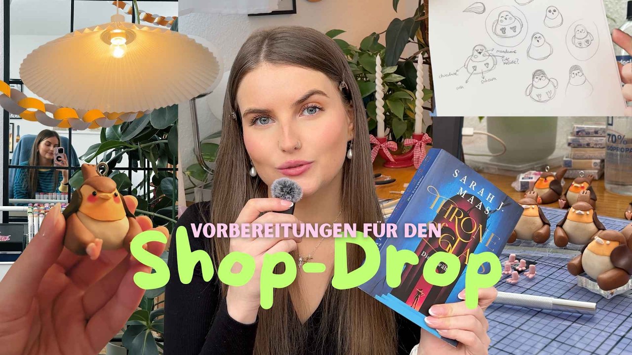 #2 Vlog 🎥  Vorbereitungen für den Shop Drop 💛📦🛍️