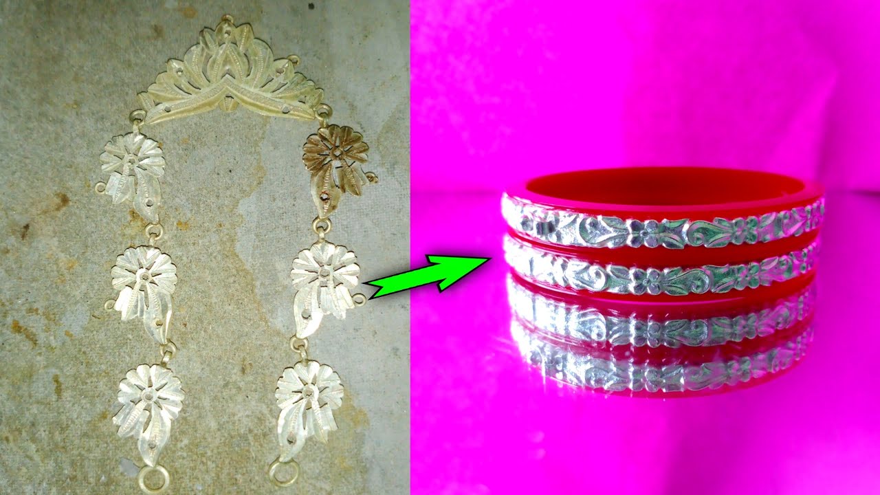 Silver churi design ! Silver bangle making process ! Bangali pala design