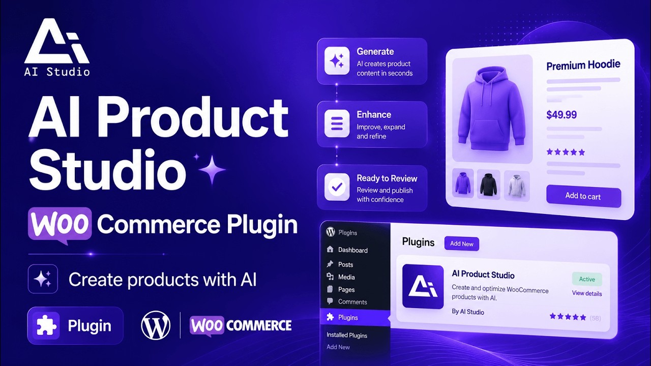 AI Product Studio for WooCommerce Tutorial | Create Products Faster with AI