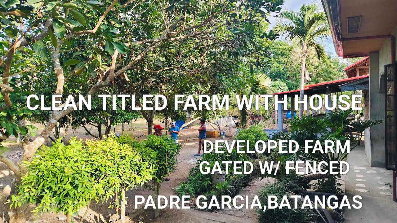 #Vlog309 FARM LOT WITH HOUSE CLEAN TITLED FOR SALE in PADRE GARCIA,BATANGAS