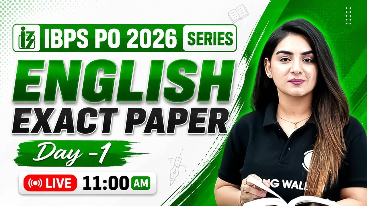 IBPS PO 2026 English Exact Paper | Day 1 | Most Expected English Questions | by Anchal Ma'am