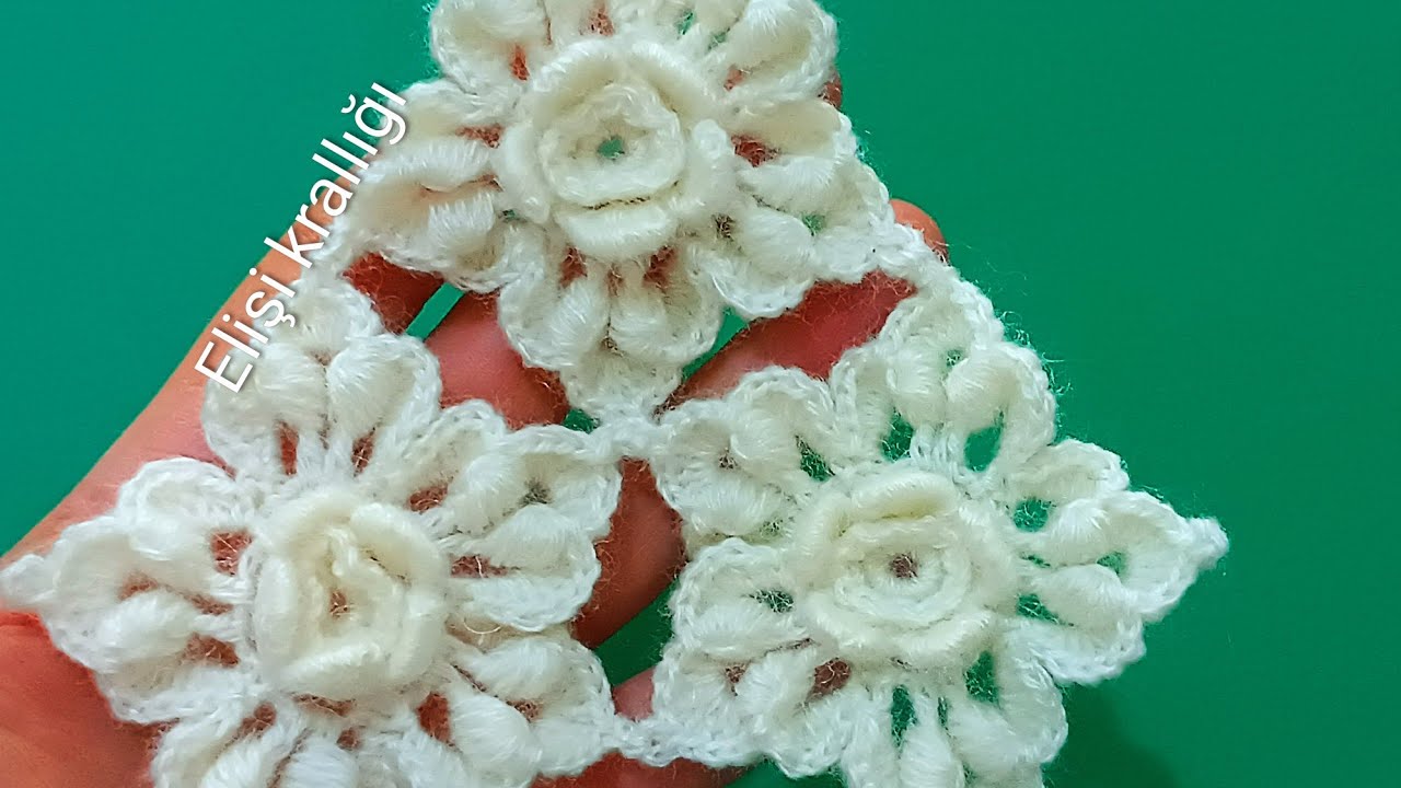 FARKLI ŞIK GÖSTERİŞLİ ✔️MUHTEŞEM ZARİF ÇOK AMAÇLI MOTİF YAPIMI✔️HOW TO MAKE AN ELEGANT CROCHET MOTIF