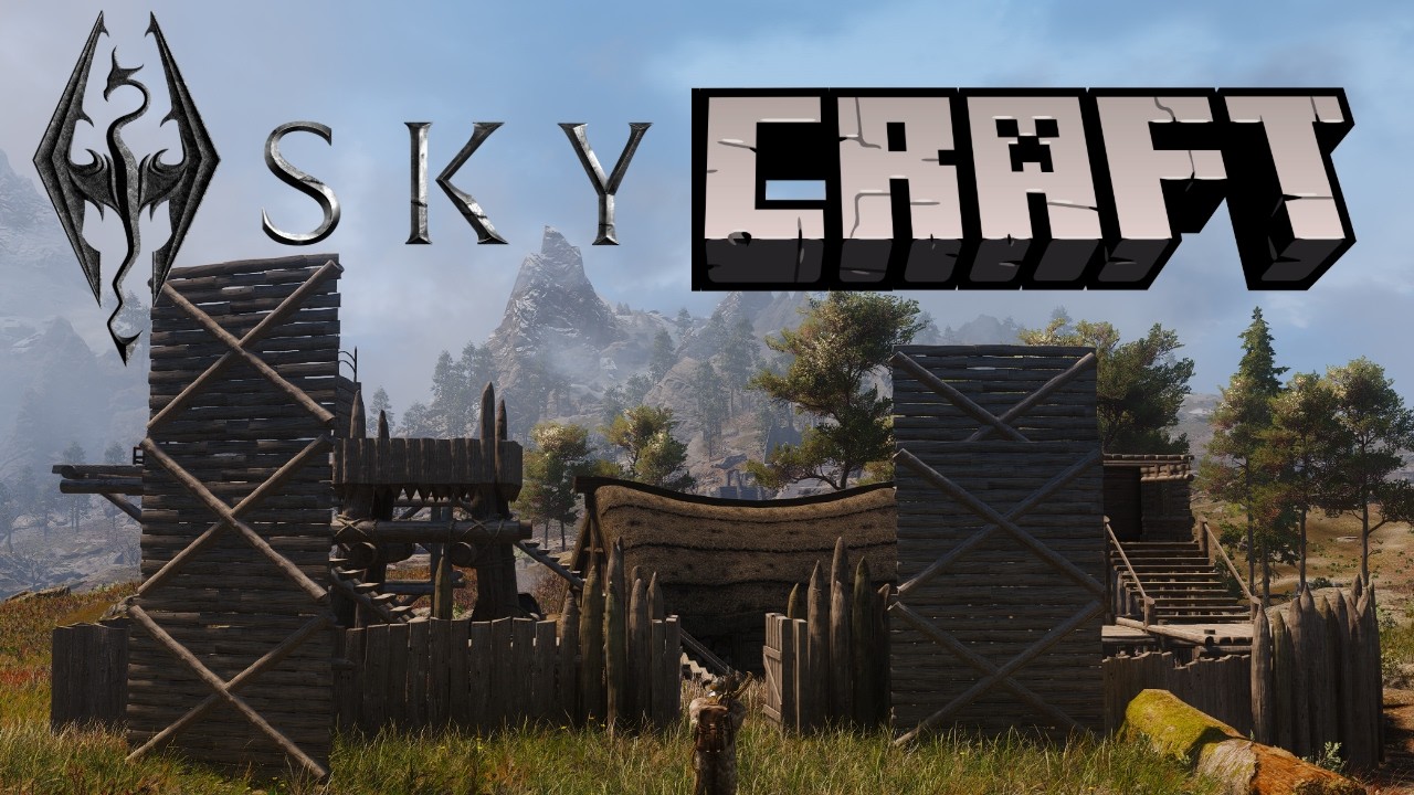 I FINALLY Turned Skyrim into Minecraft