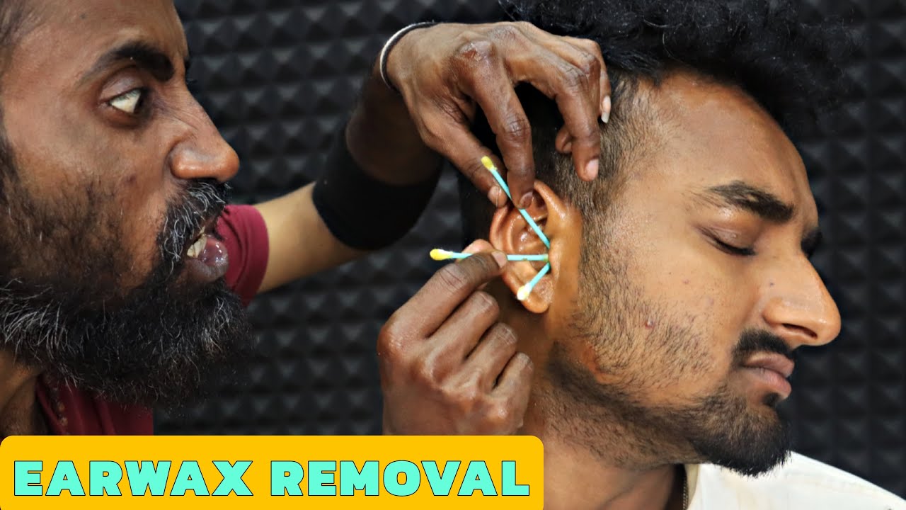 Ear Cleaning & Earwax Removal by Master Tapas | Head Massage & Neck Cracking | Spine Cracking | ASMR