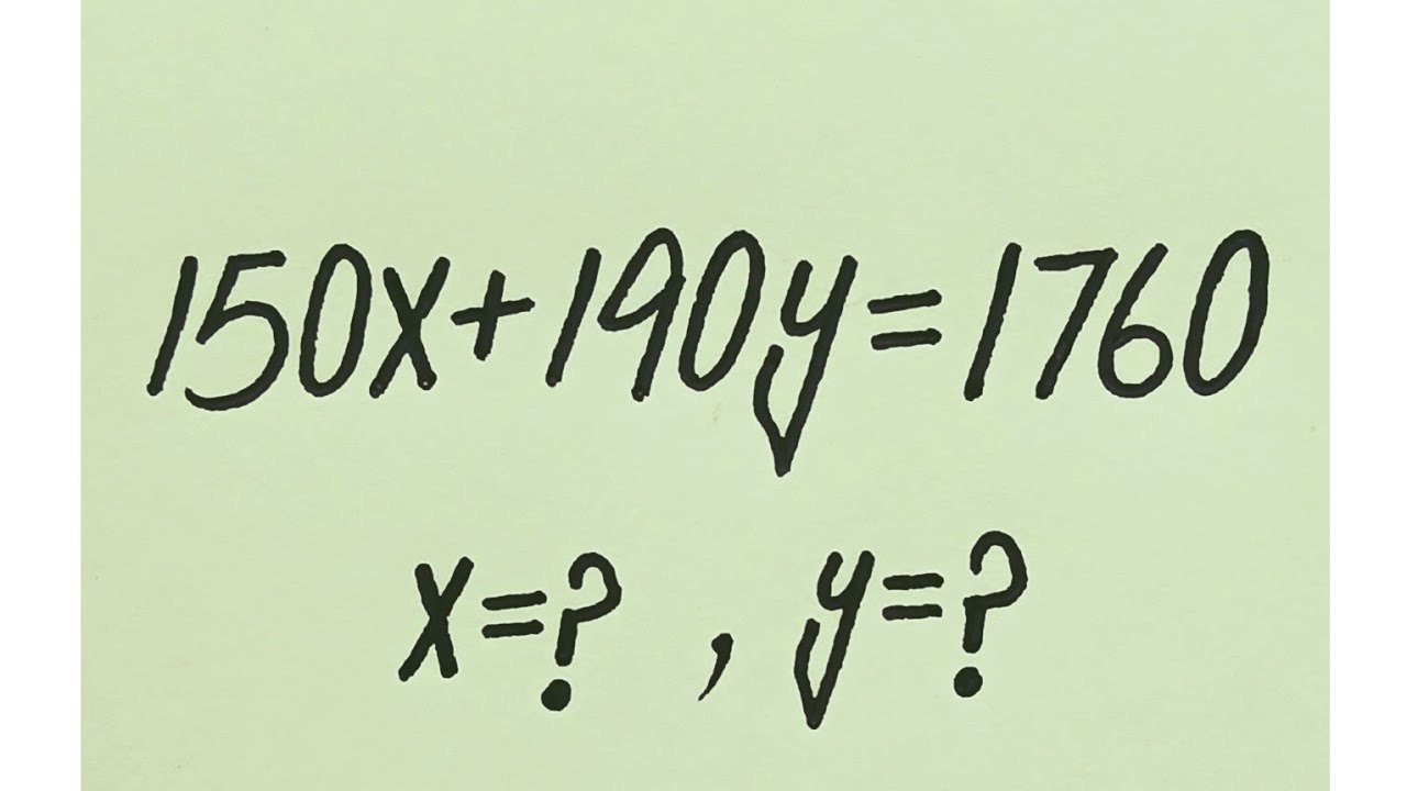 Harvard' University Admission Interview Tricks | Find Value of (x,y)=?
