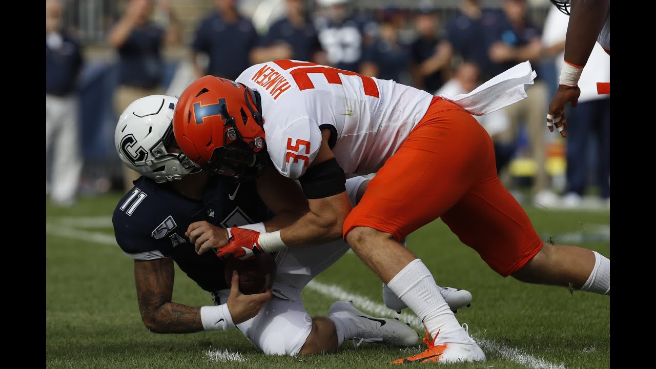 Jake Hansen || Illinois Linebacker || 2019 Highlights