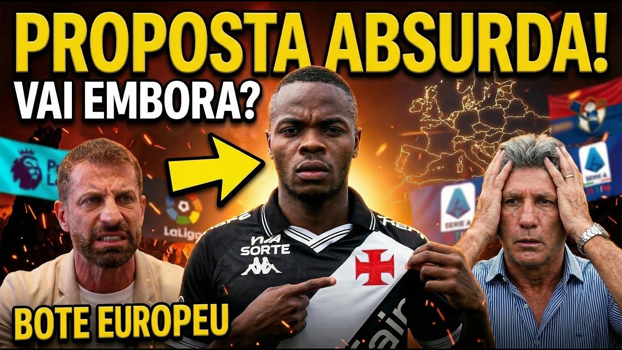 VASCO EM ALERTA! EUROPA PREPARA OFERTA IRRECUSÁVEL POR ANDRÉS GOMES...