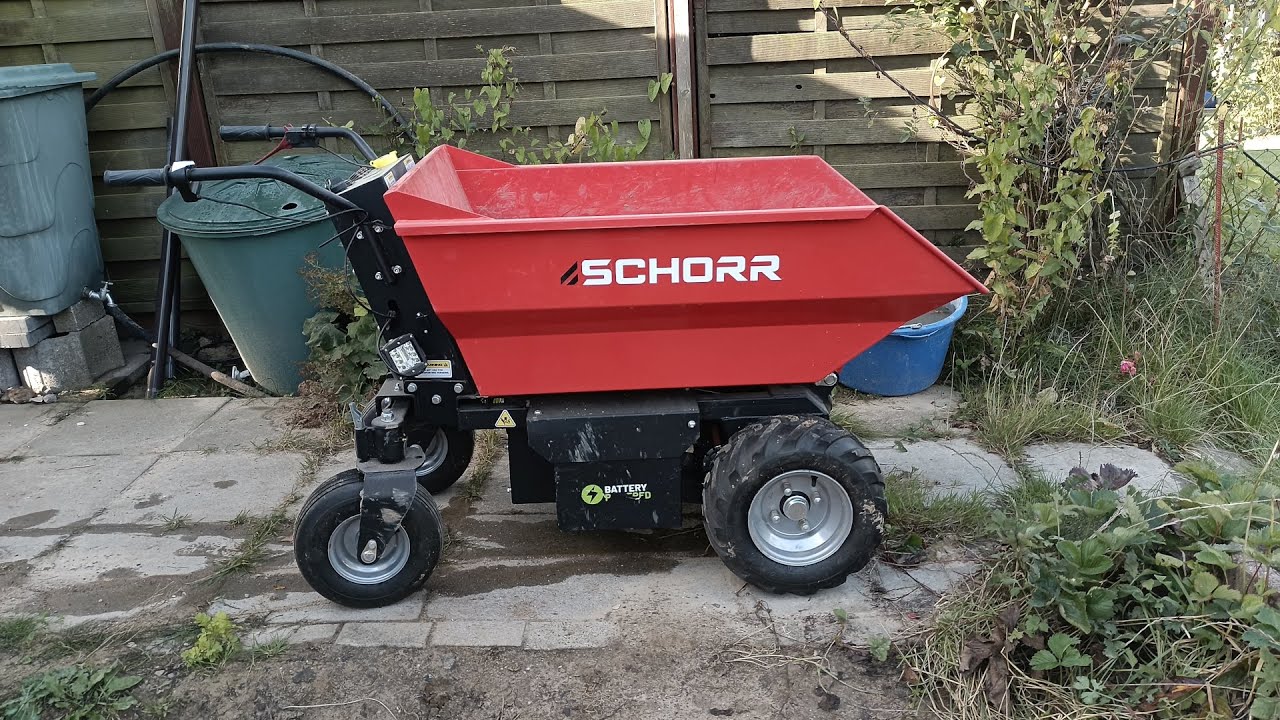 Keller abdichten - Ep. 53: Grube weiter befüllen, Minidumper von Schorr im Einsatz
