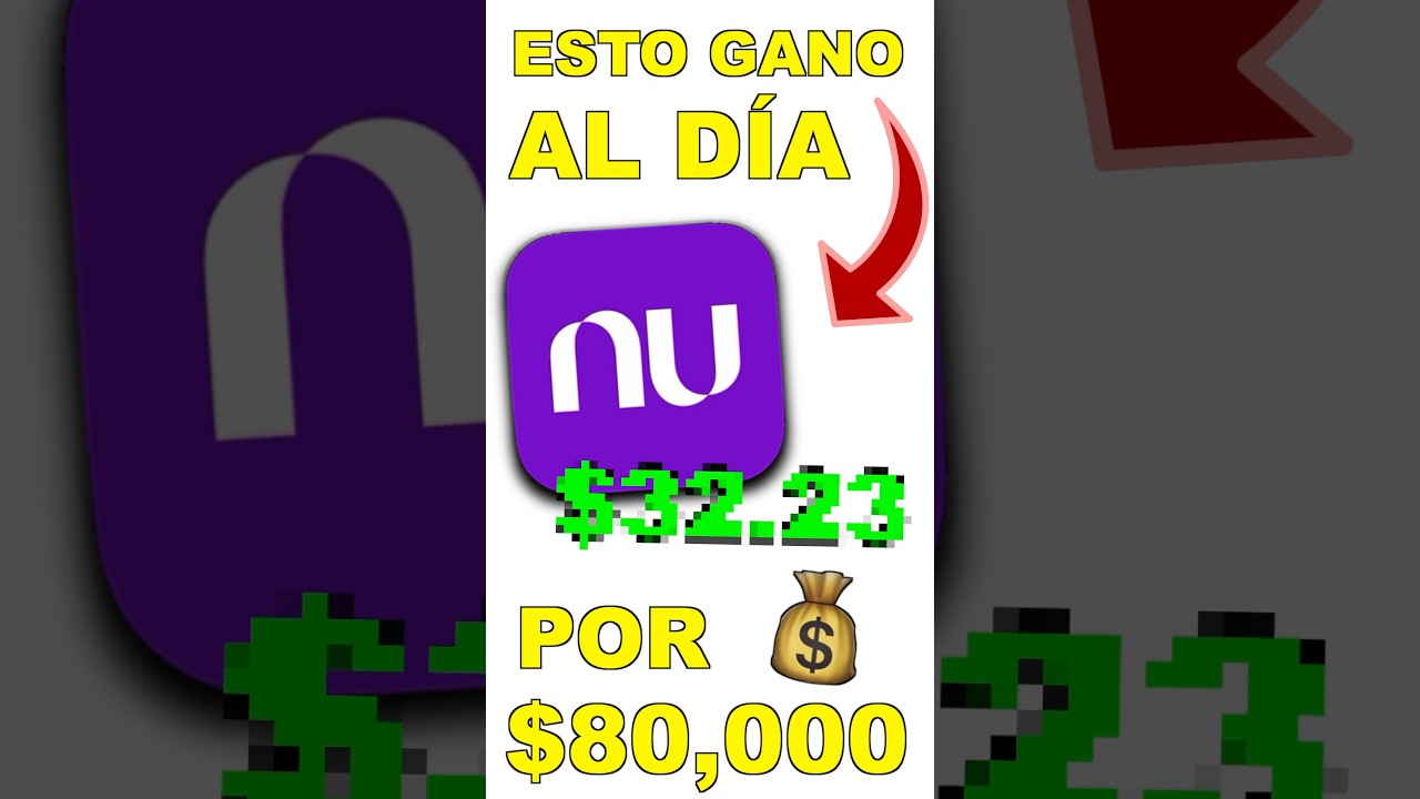 🤑 Esto GANO al D&Iacute;A en NU por INVERTIR 80,000 pesos! #finanzaspersonales