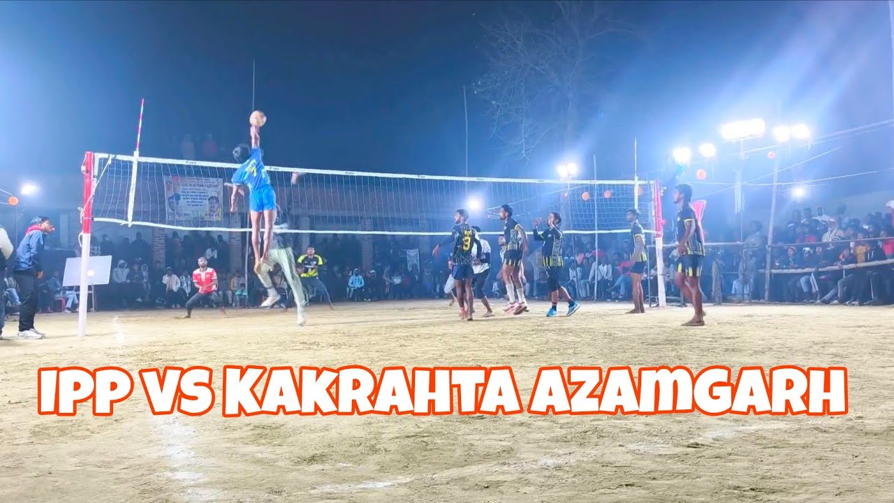 Ipp Vs Kakrahta Azamgarh 🥵 All up volleyball tournament 🥰 #volleyball 