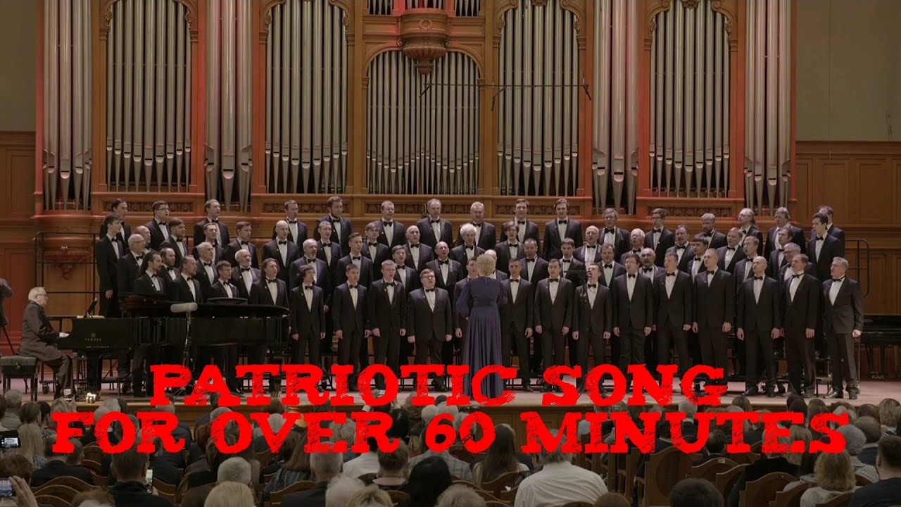 Patriotic Song Choir for over 60 Minutes (Part 5) Russian Anthem 1991-2000 Патриотическая песня