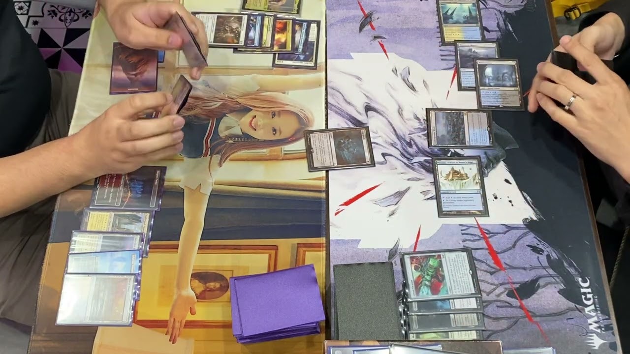 Magic the Gathering - Duel Commander - Aragorn vs Tivit