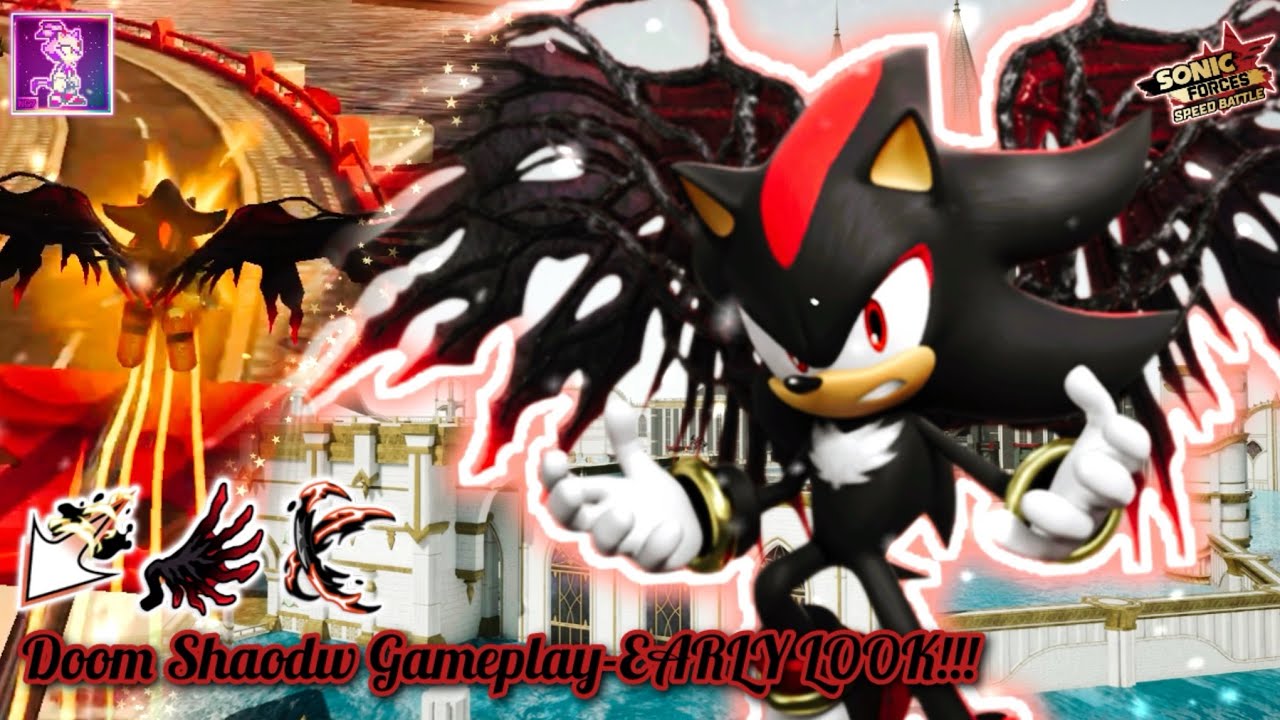 ИСПОЛЬЗУЕТ НОВУЮ СИЛУ КАК СВОЮ!!! | Sonic Forces Speed ​​Battle | Геймплей Doom Shadow (РАННИЙ ВЗ...