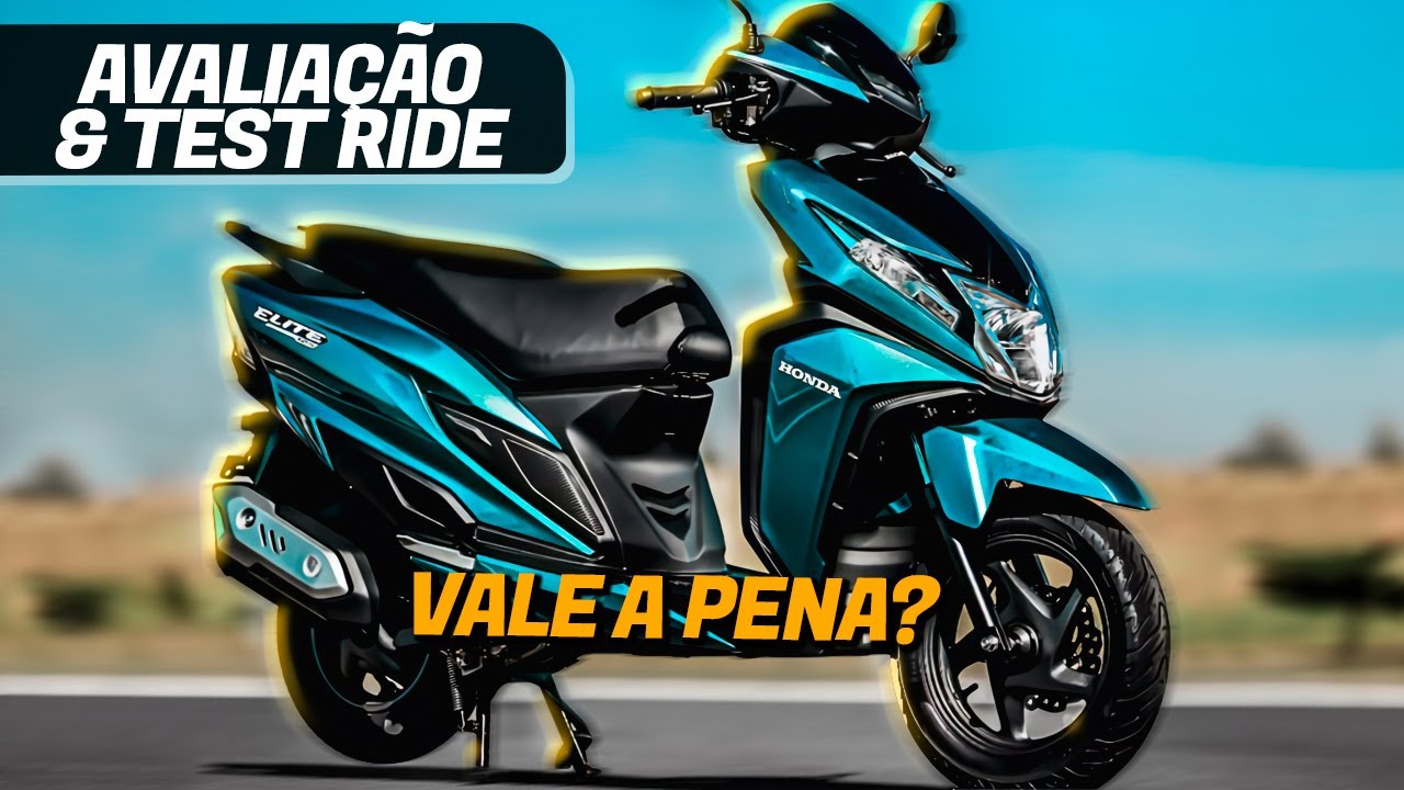 Nova HONDA ELITE 125 2025😱Testei nova geração SCOOTER, VALE A PENA? DETALHES da MAIS BARATA DA HONDA