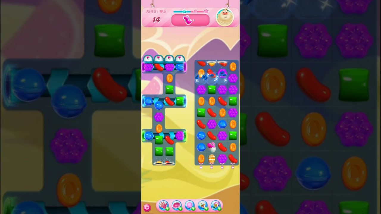 Candy Crush Saga Level 1543-1544
