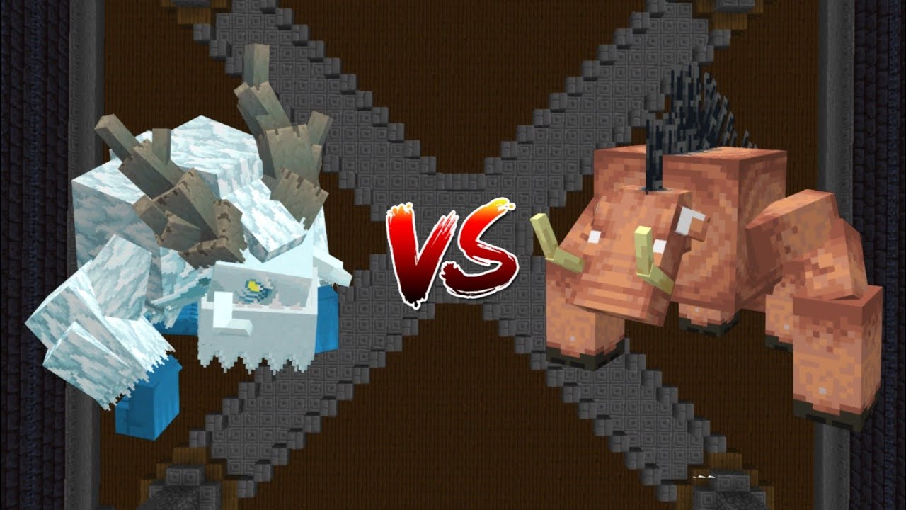 Frostmaw Vs. Mutant Hoglin | 1.16.5 Minecraft (Mob Battle)