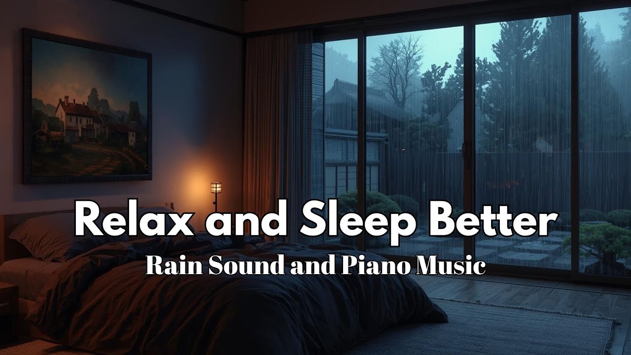 Relaxing Music for Healing + Rain Sounds 💧 Insomnia Relief, Calm Anxiety and Sleep Instantly