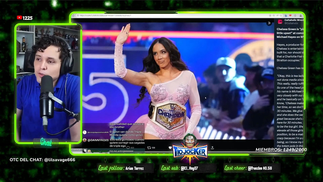 CHELSEA GREEN NUNCA SERÁ CAMPEONA 😓 SE ENOJA EN REDES AL ENTERARSE.