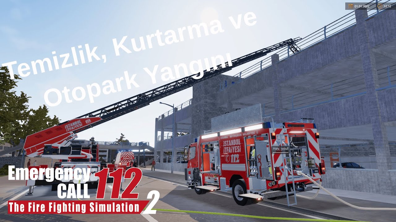 🚨 Notruf 112 | YAĞ KALINTISI, KEDİ KURTARMA ve OTOPARK YANGINI! | Wigue525 Görev Başında!