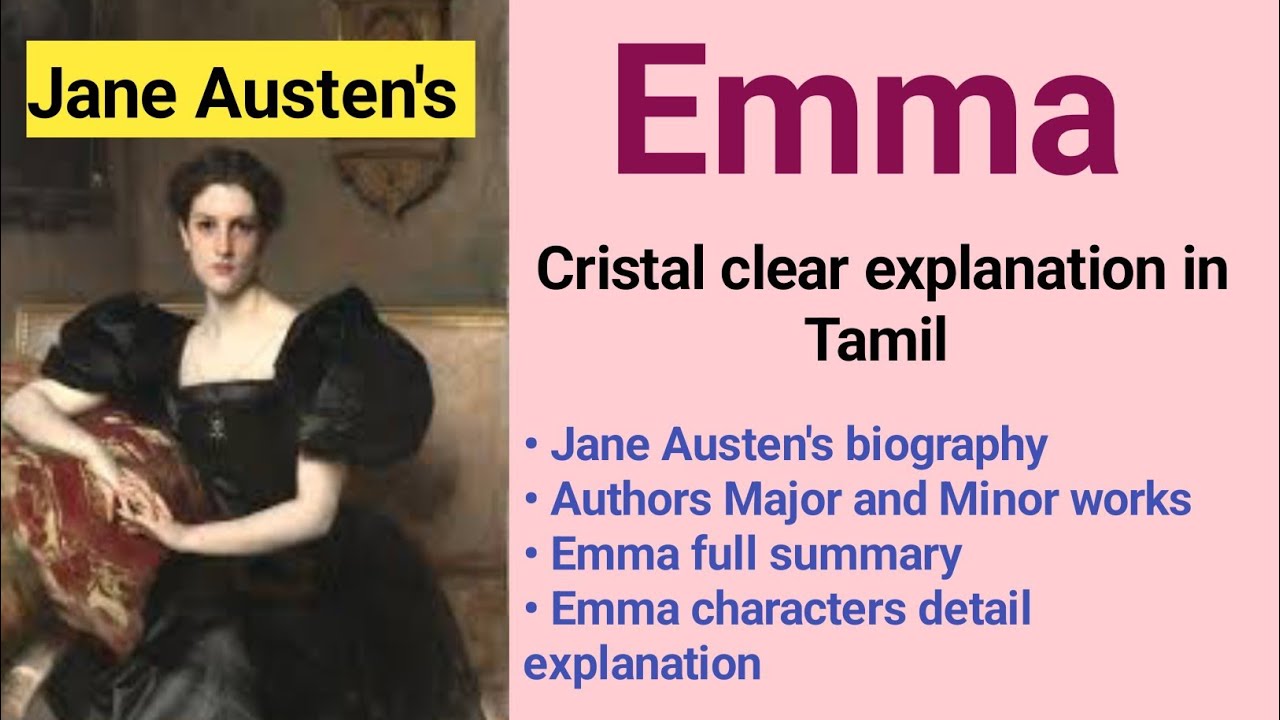 Jane Austen's Emma | Detailed summary in Tamil| ideunom | ugc net| Tnset | ugtrb, pgtrb| college trb