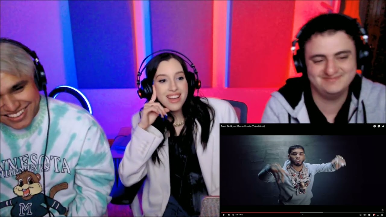[Reacción] Anuel AA, Bryant Myers - Hoodie (Video Oficial) | ANYMAL LIVE 🔴