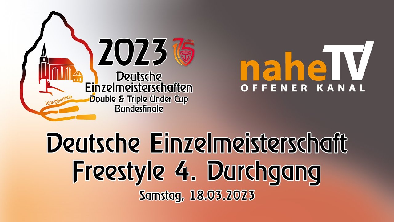 Deutsche Einzelmeisterschaft 2023 Rope Skipping - Freestyle 4. Durchgang - 18.03.23