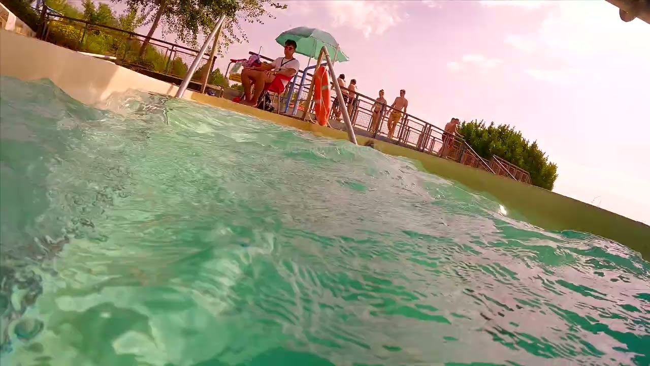 UFO Slide at Aquarena WaterPark, Budapest, Hungary