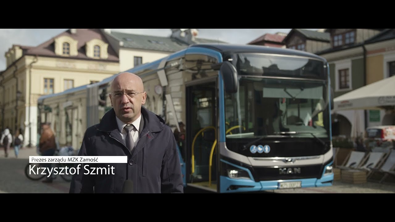 Pokaz autobusów elektrycznych MAN dla MZK Zamość