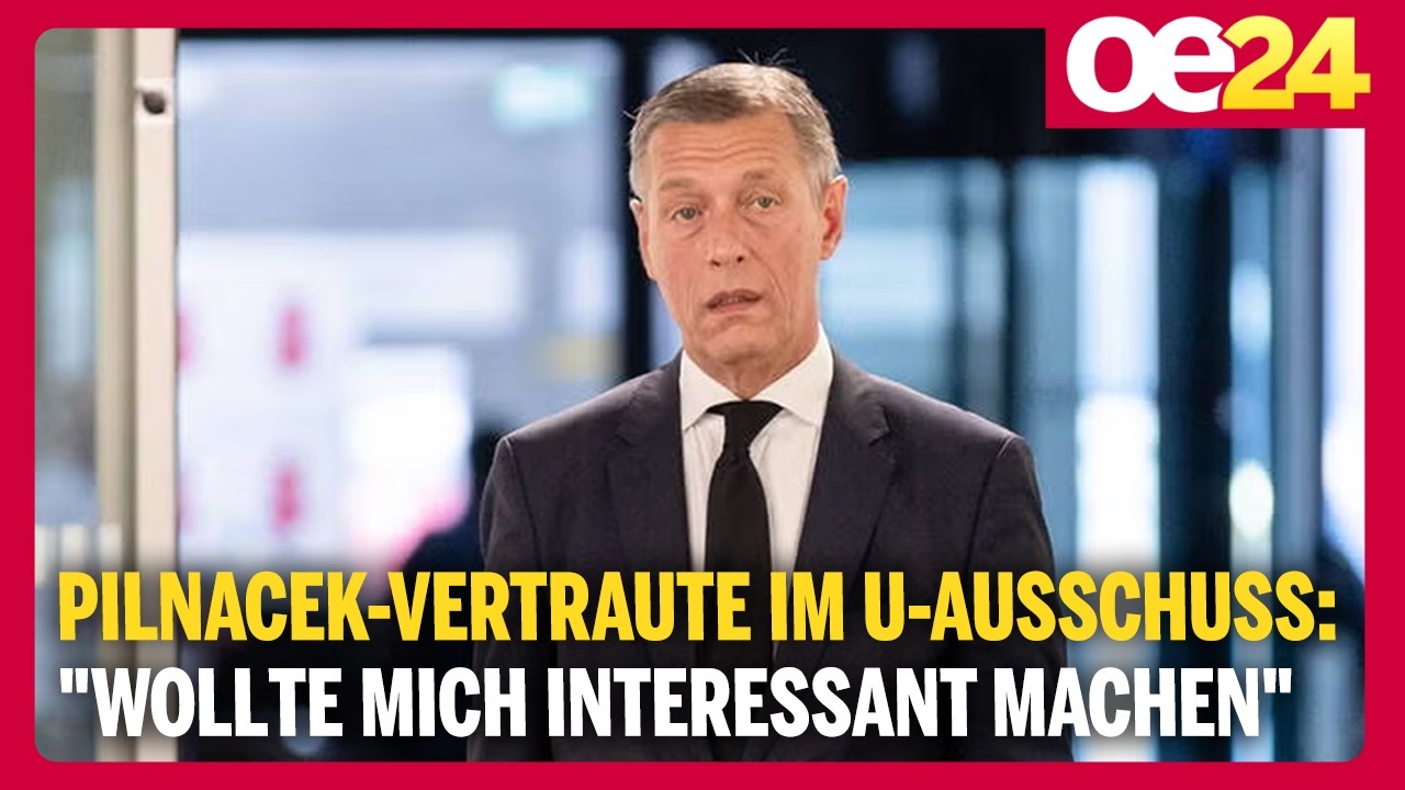 Pilnacek-Vertraute im U-Ausschuss: 