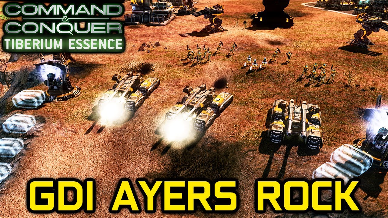 C&C Tiberium Essence - GDI Ayers Rock mission | C&C 3 Tiberium Wars