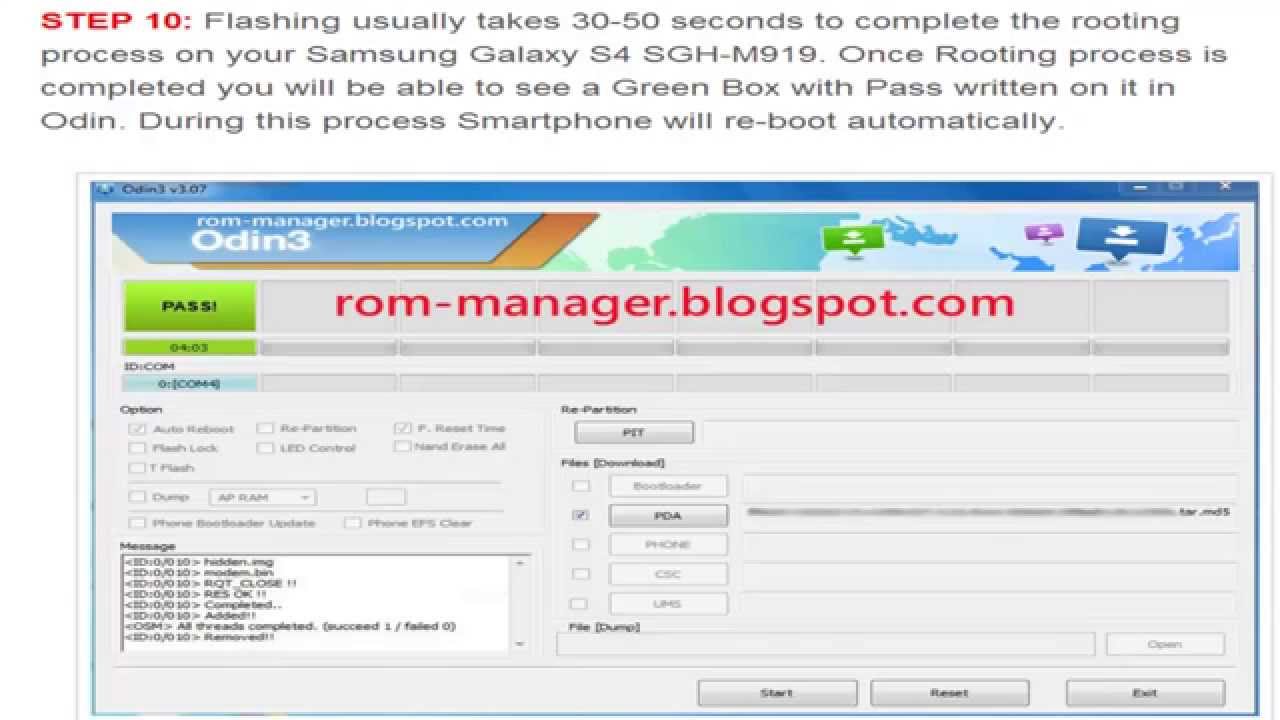 How To Root Samsung Galaxy S4 SGH-M919 [ROOT TUTORIAL]