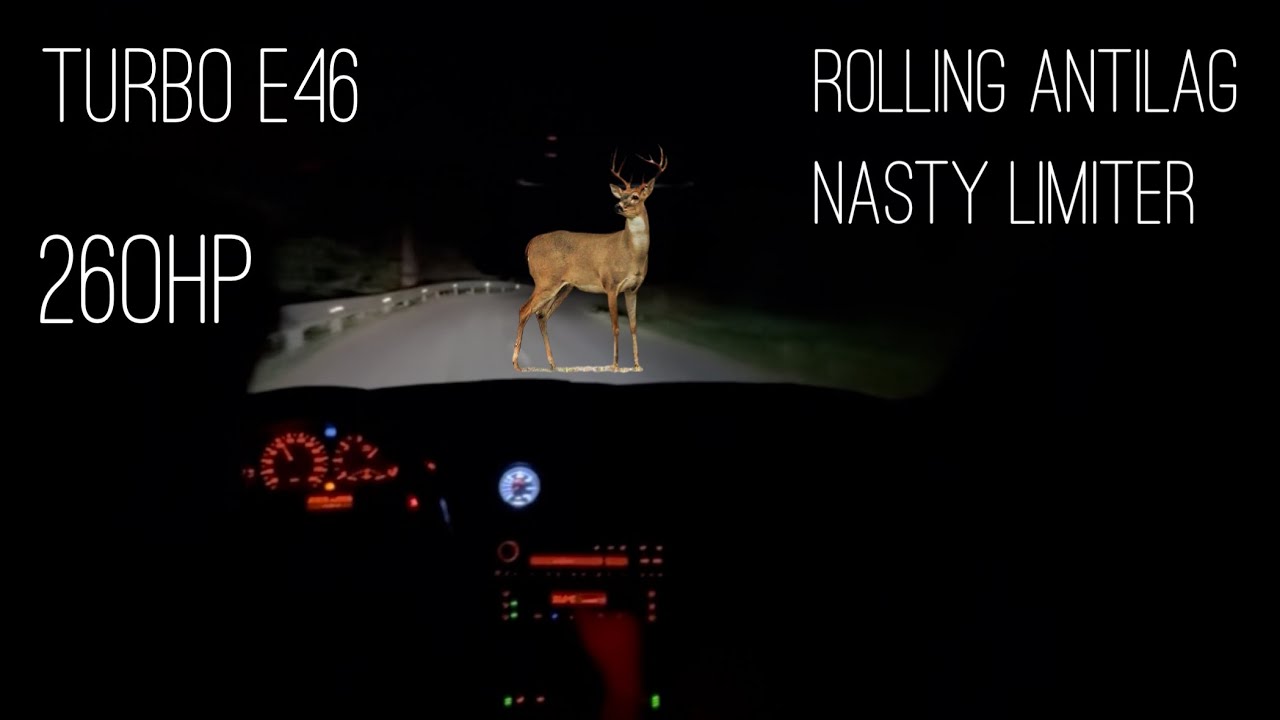 BMW E46 TURBO | NIGHT DRIVE | PURE SOUND