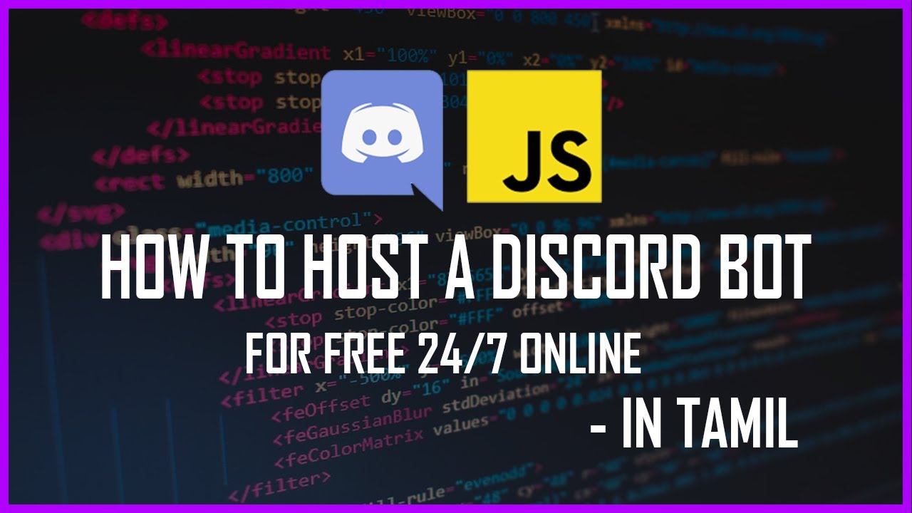How to host a discord bot for free in Tamil | #CodingTamizha| #discord_js | #discord_bot| #djs