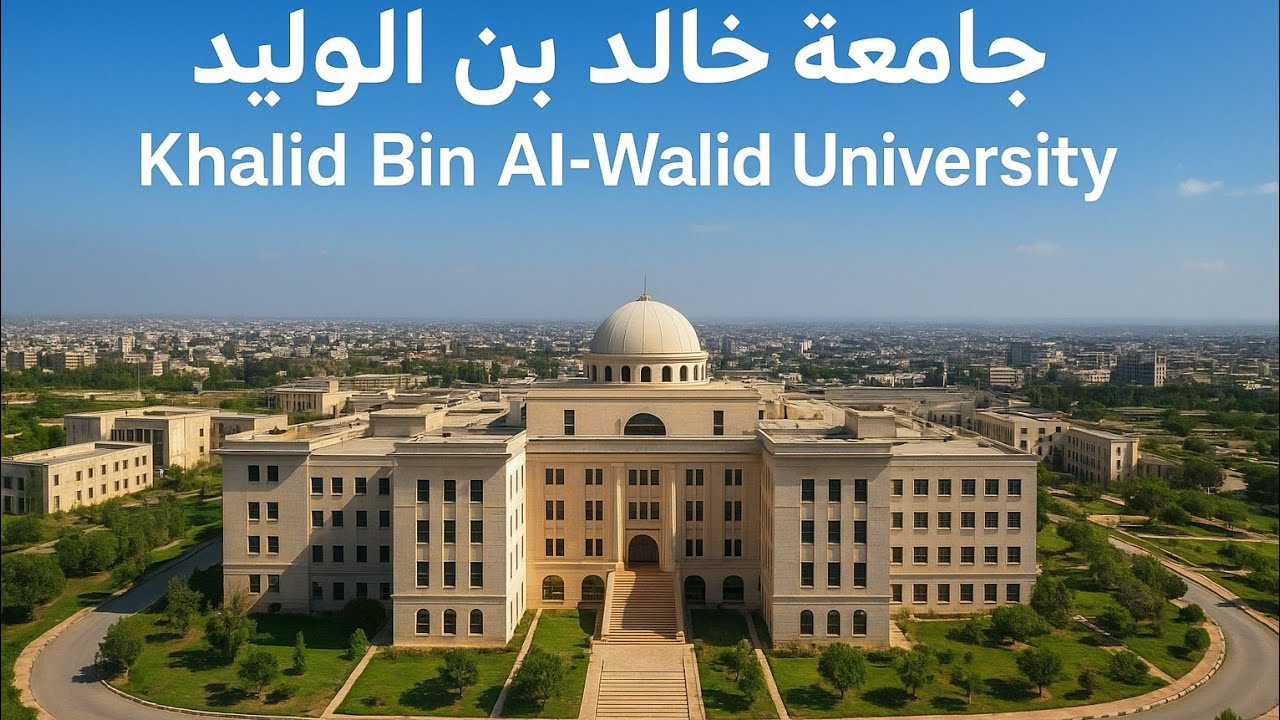 جامعة خالد بن الوليد – حمص – سوريا – تصوير جوي –  Homs Syria – Khalid Bin Al-Walid University – 