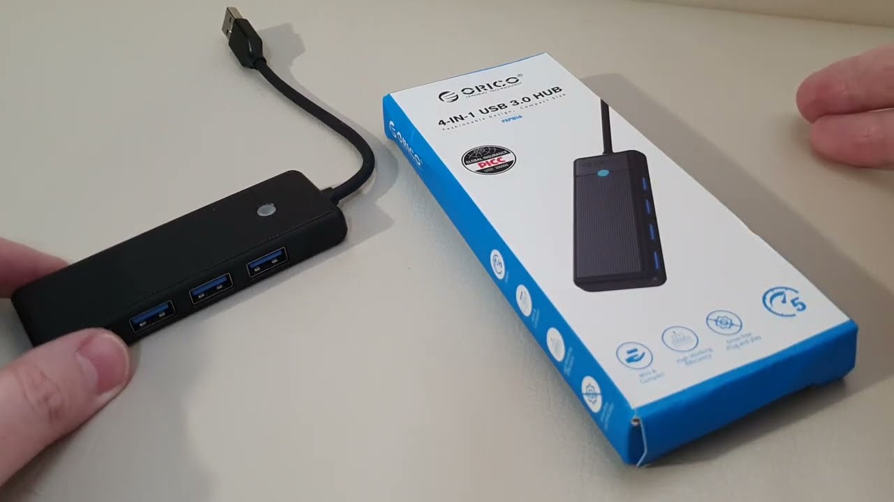 ORICO 4-in-1 USB 3.0 Hub (модель PAPW4A-U3) - обзор, тест, впечатление от USB-A хаба!