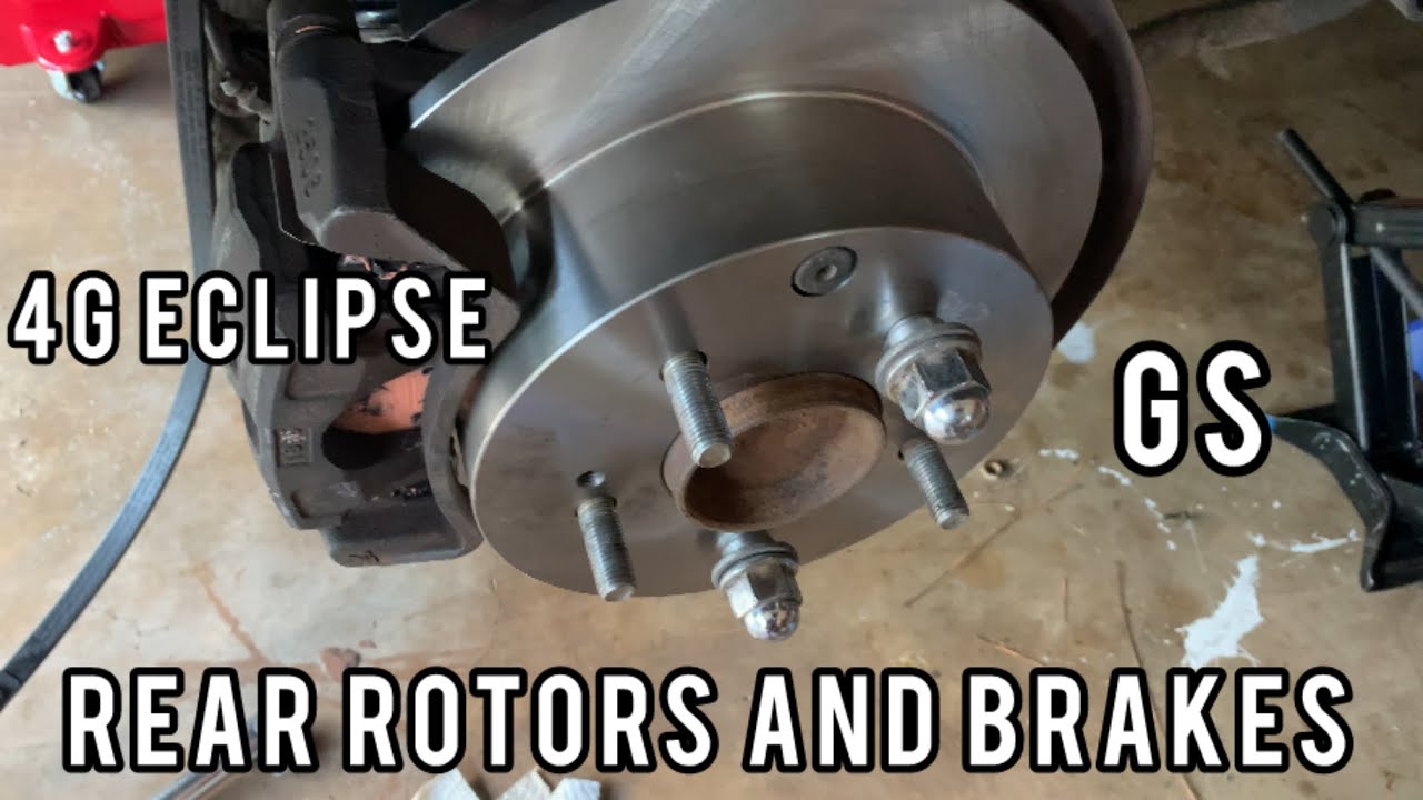 HOW TO REPLACE REAR ROTORS AND BRAKES ON 4G ECLIPSE(TORQUE SPECS INCLUDED)