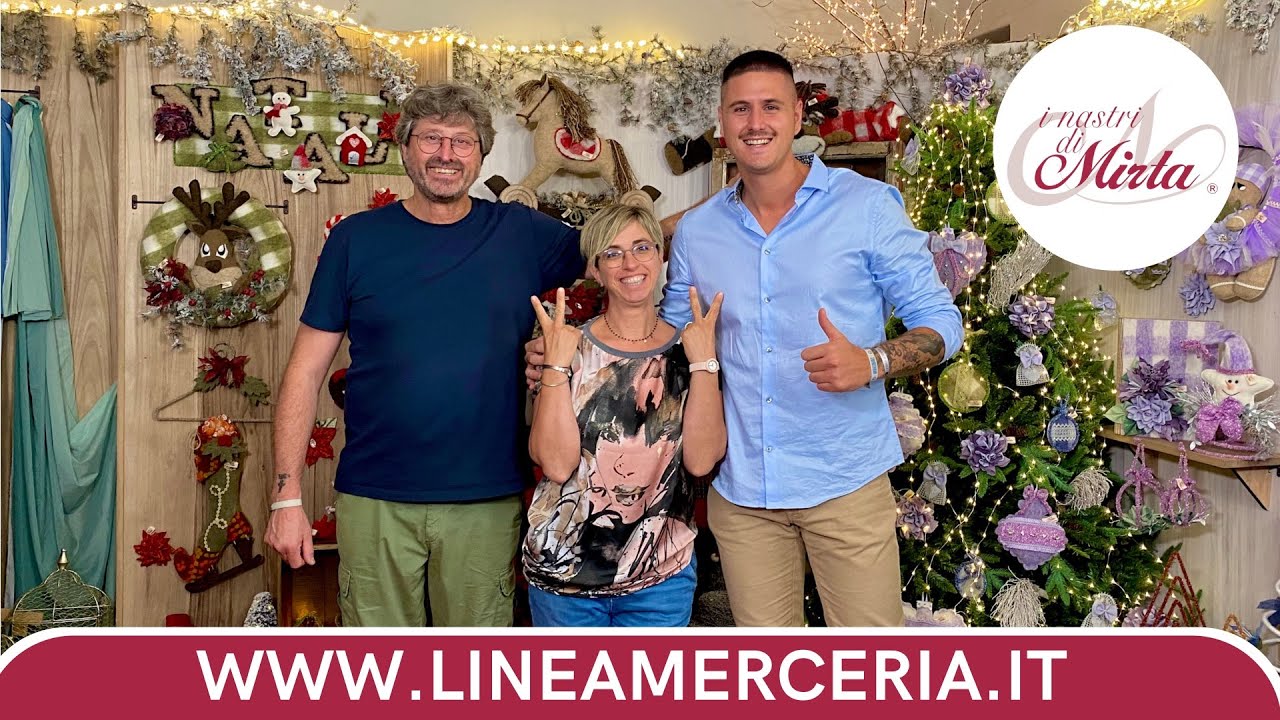 I Nastri di Mirta collezione Natale Linea Merceria Creativa Tutorial creativo