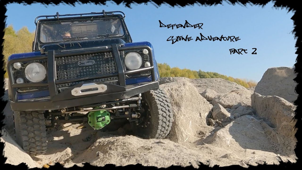 Дефендер -  путешествие по камням  Часть 2