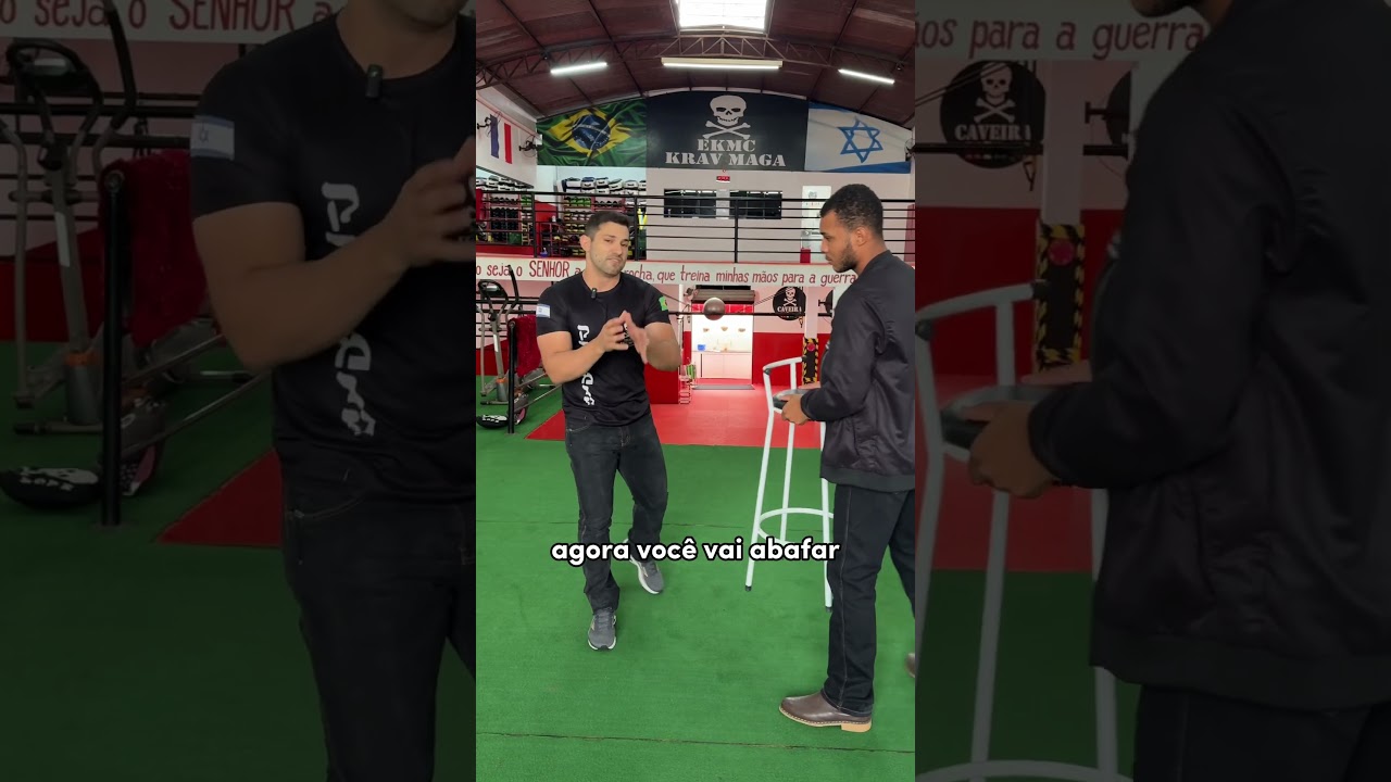 Como se defender de uma CADEIRADA? Krav Maga Caveira