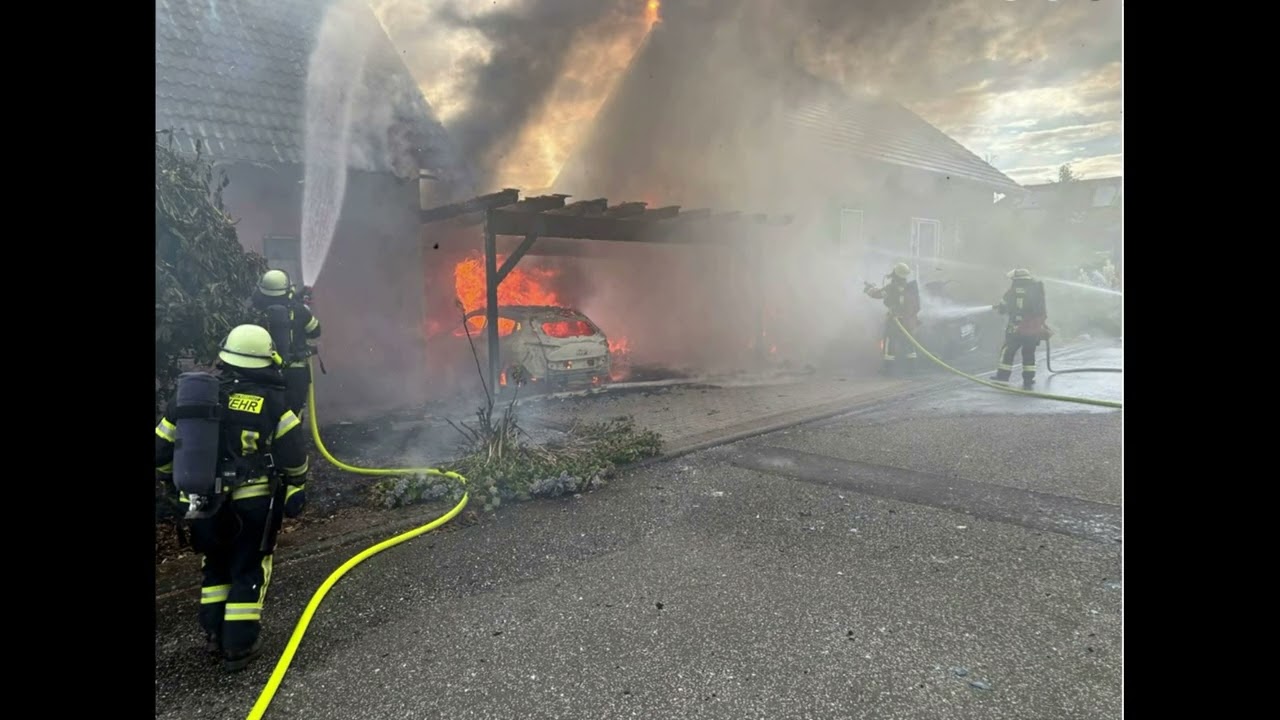 Gro&szlig;brand in Ranstadt, zwei H&auml;user fielen zum Opfer Vf 16 2025    6 Juli 2025
