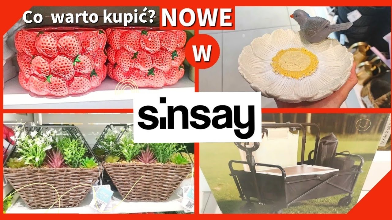 SINSAY NOWOŚCI WIOSNA/LATO 🌸 DOM I OGR&Oacute;D | CO WARTO KUPIĆ? PRZEGLĄD P&Oacute;ŁEK 2026