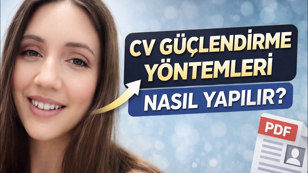 CV NASIL GÜÇLENDİRİLİR-tüm detaylarıyla🕛⌨️