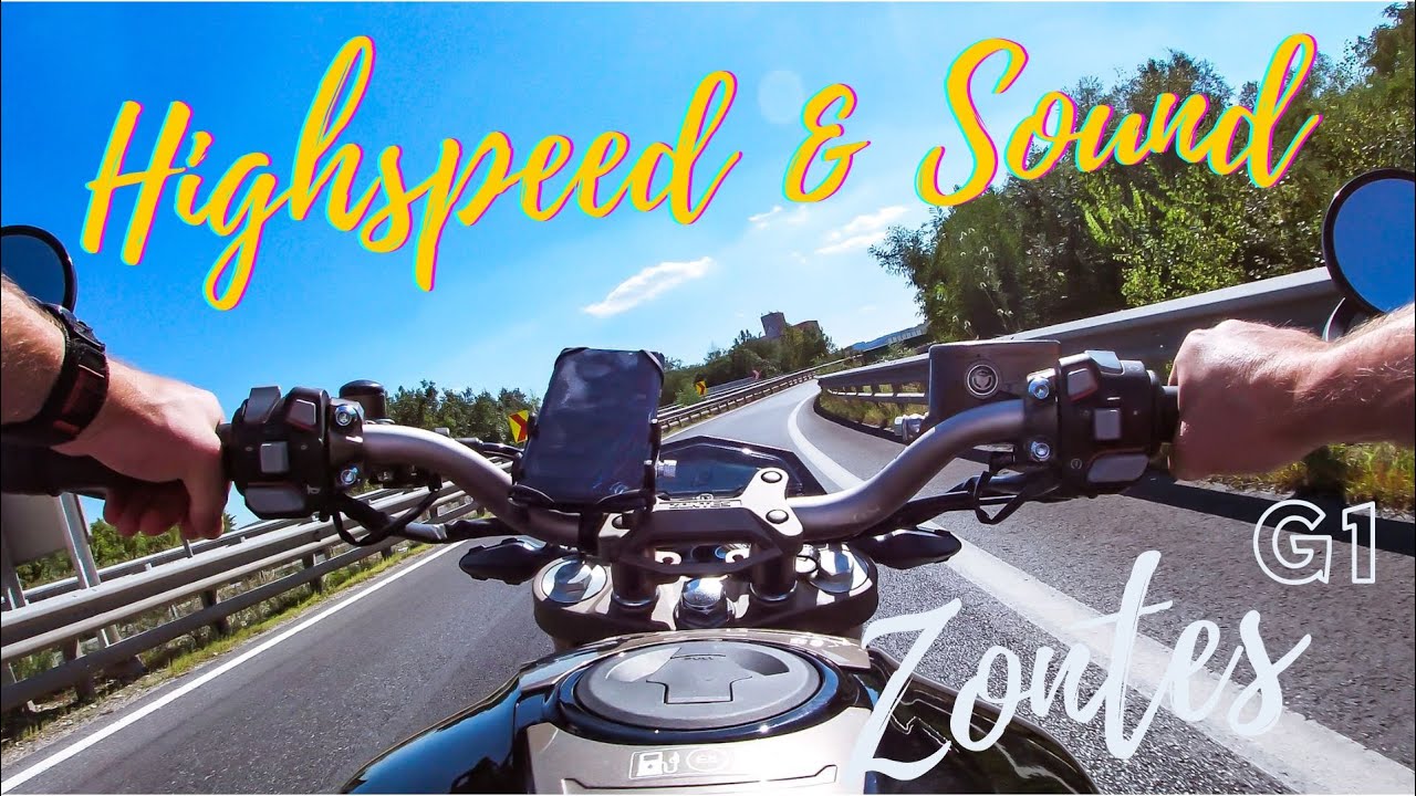 Highspeed Adventure: Riding on the Autobahn with the Zontes G1 125