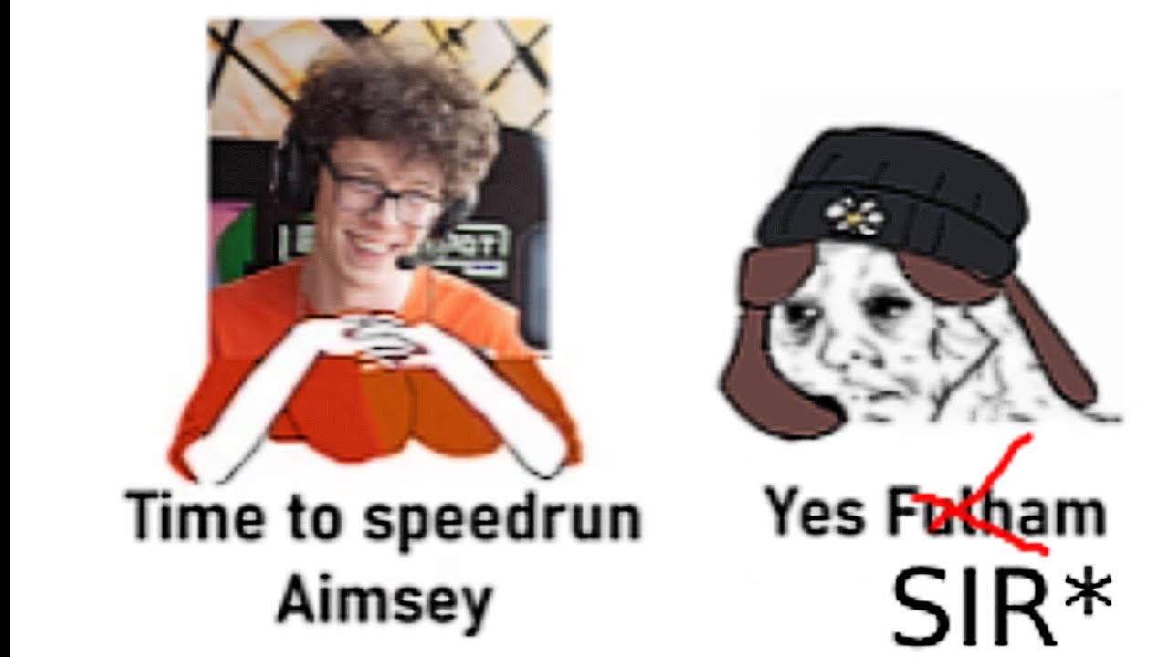 How Many Times did Aimsey say 