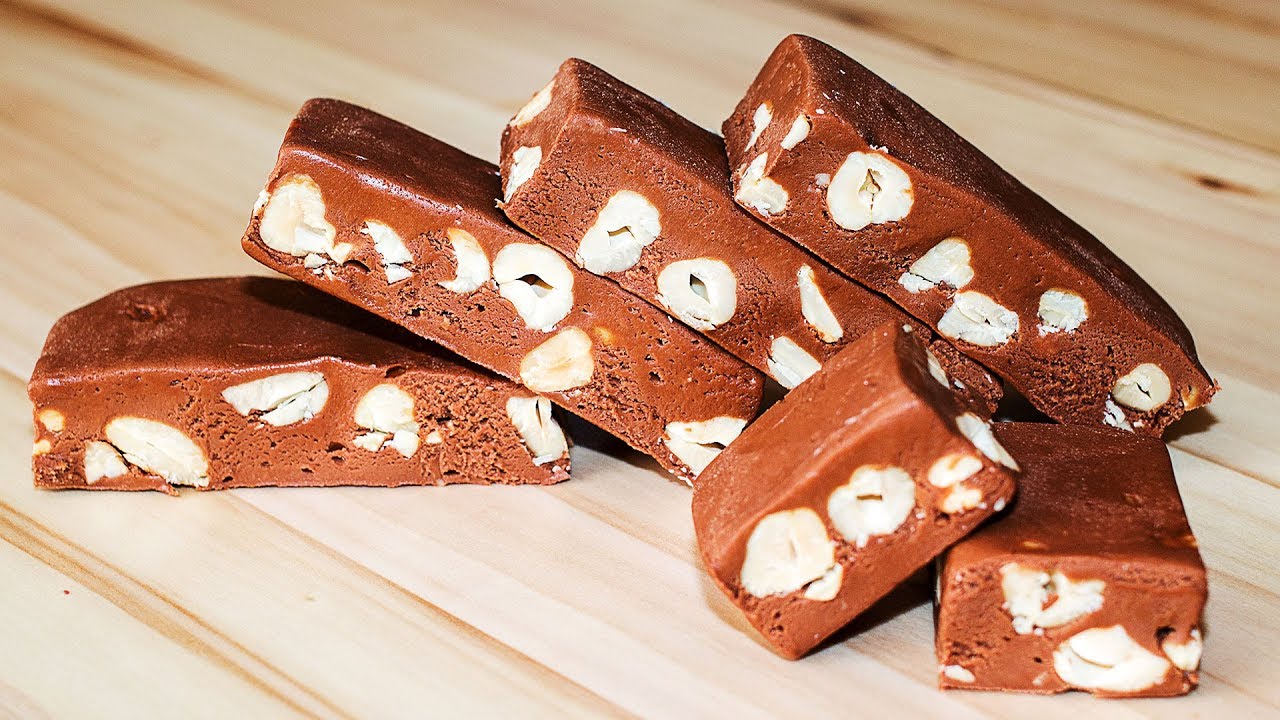 Восточные Сладости 🍬 Шоколадная Нуга с Орехами в Домашних Условиях