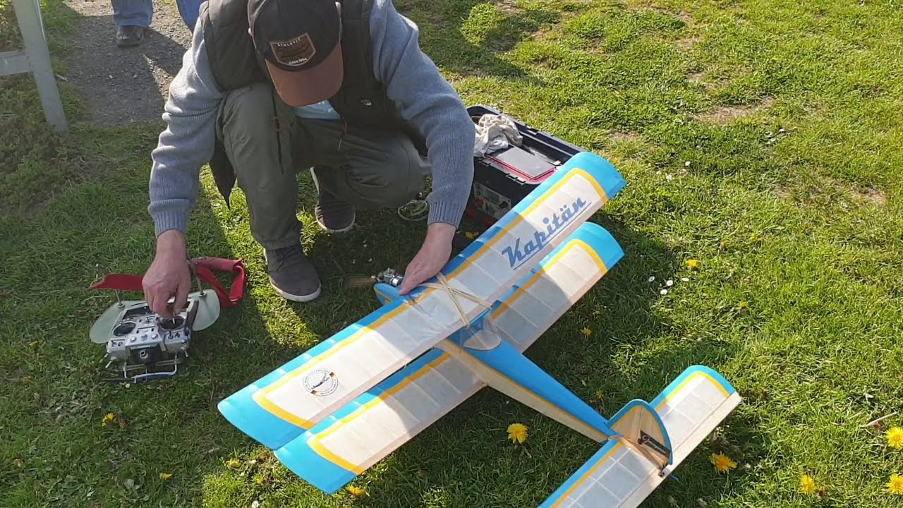 Erstflug Graupner Kapitän